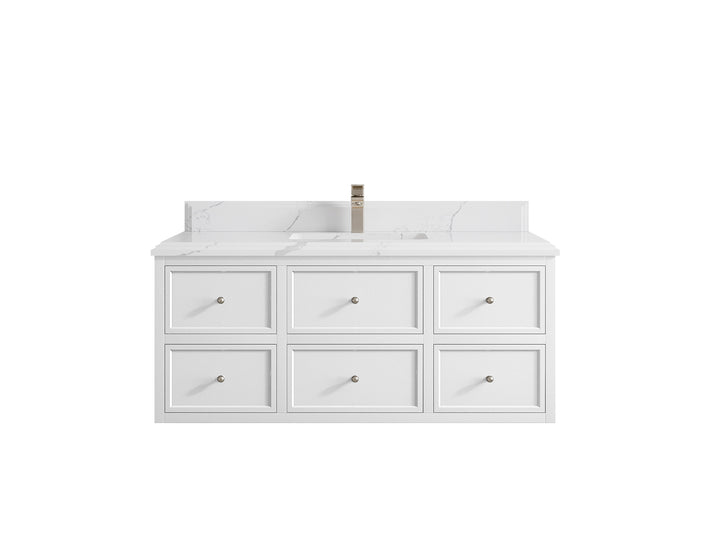 Roswell Floating 48 in. W x 22 in. D Single Sink Bathroom Vanity - photo 25
