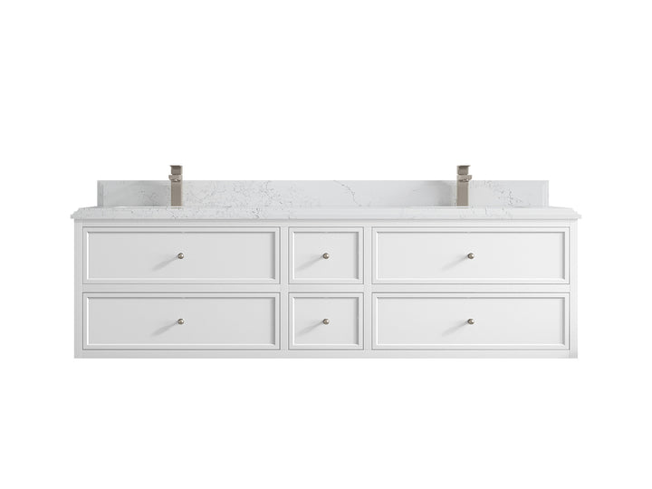 Roswell Floating 72 in. W x 22 in. D Double Sink Bathroom Vanity - photo 27