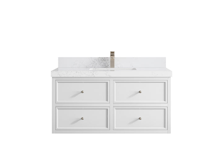 Roswell Floating 42 in. W x 22 in. D Single Sink Bathroom Vanity - photo 31