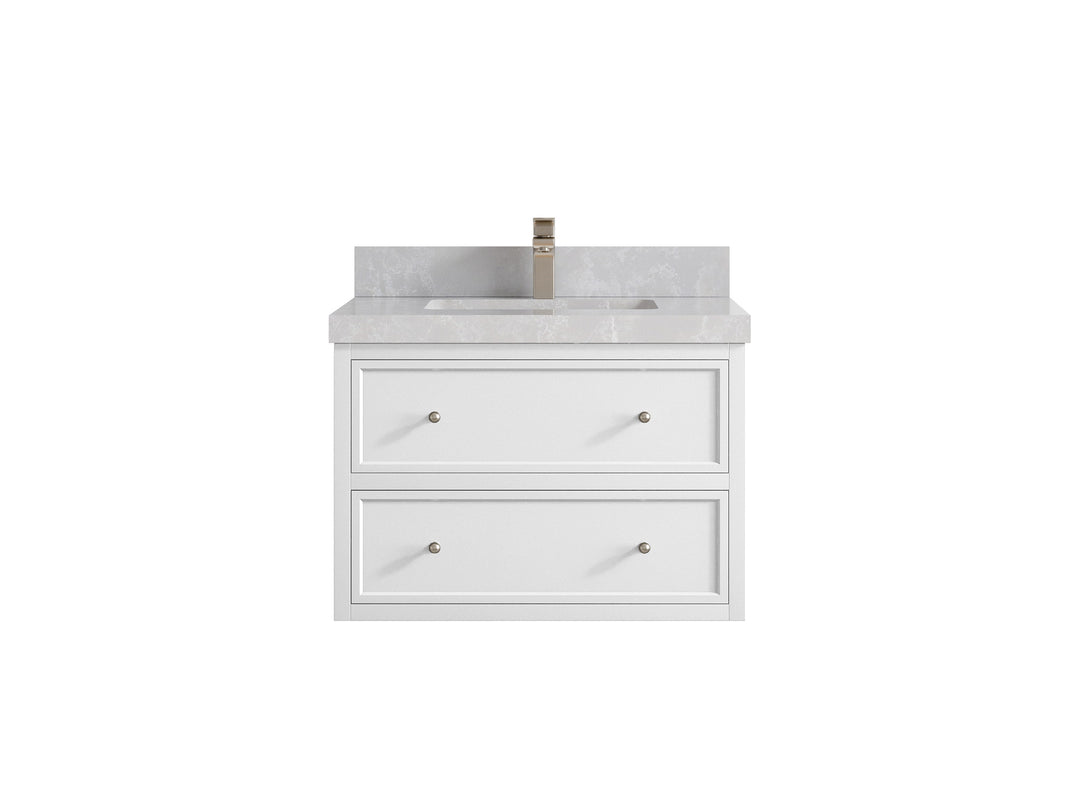 Roswell Floating 30 in. W x 22 in. D Single Sink Bathroom Vanity