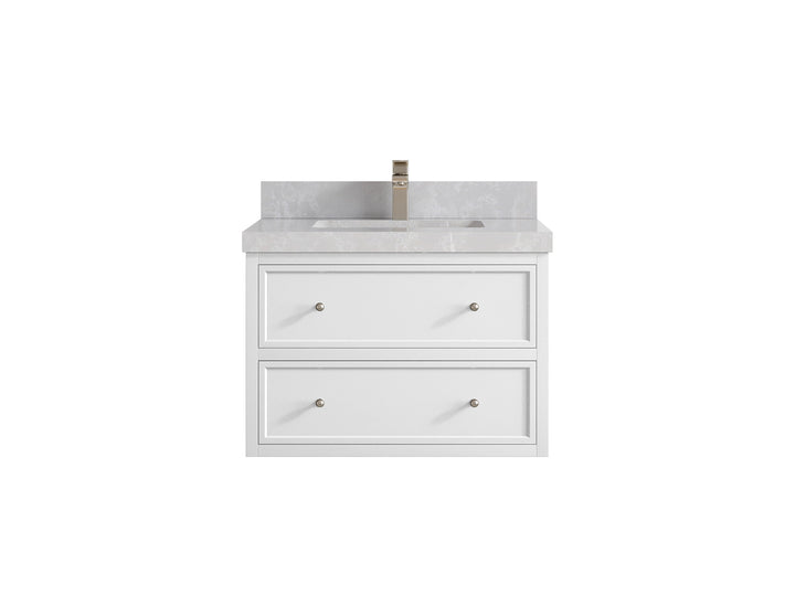Roswell Floating 30 in. W x 22 in. D Single Sink Bathroom Vanity - photo 33