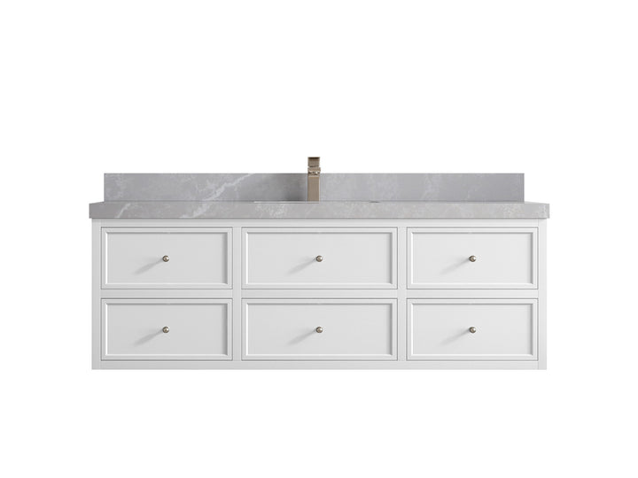 Roswell Floating 60 in. W x 22 in. D Single Sink Bathroom Vanity - photo 33