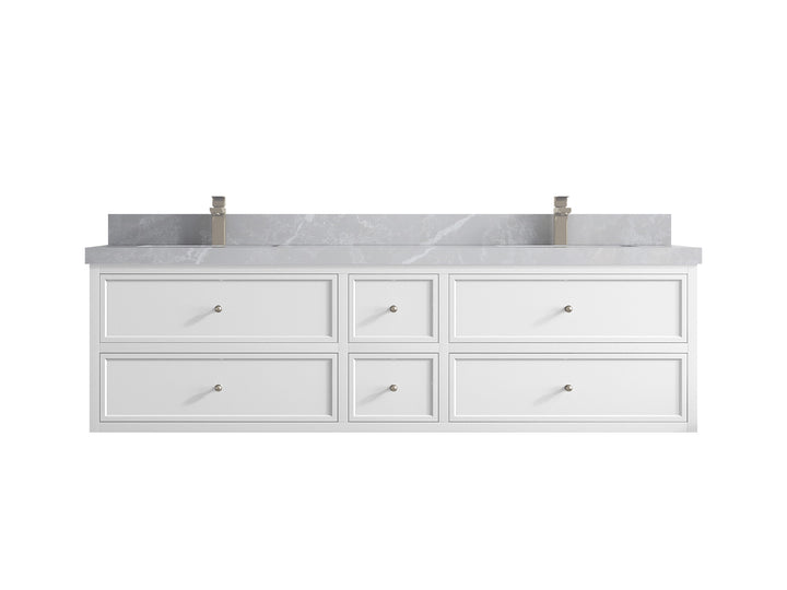 Roswell Floating 72 in. W x 22 in. D Double Sink Bathroom Vanity - photo 33