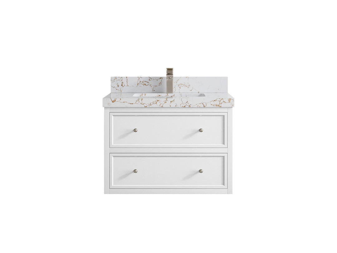 Roswell Floating 30 in. W x 22 in. D Single Sink Bathroom Vanity