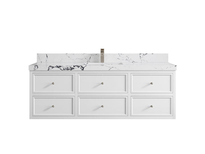 Roswell Floating 60 in. W x 22 in. D Single Sink Bathroom Vanity - photo 41