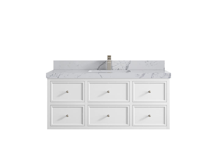 Roswell Floating 48 in. W x 22 in. D Single Sink Bathroom Vanity - photo 43