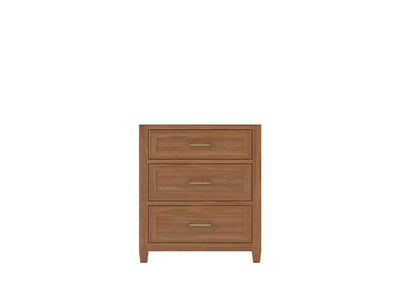 Santa Monica Teak 30 in. W x 22 in. D Single Sink Bathroom Vanity in Dark Natural with Countertop - Cabinet Only