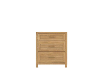 Santa Monica Teak 30 in. W x 22 in. D Single Sink Bathroom Vanity in Light Natural with Countertop - Cabinet Only