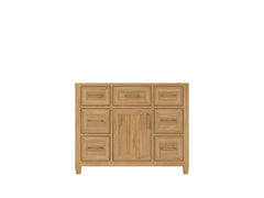 Santa Monica Teak Wood 42 in. W x 22 in. D Single Sink Bathroom Vanity - photo 6