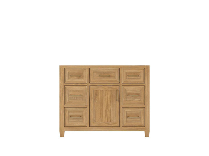 Santa Monica Teak Wood 42 in. W x 22 in. D Single Sink Bathroom Vanity - photo 6