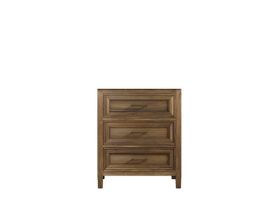 Santa Monica Teak 30 in. W x 22 in. D Single Sink Bathroom Vanity in Distressed Graywashed with Countertop - Cabinet Only