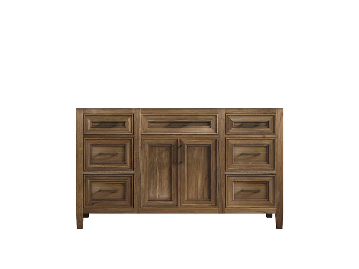 Santa Monica Teak Wood 60 in. W x 22 in. D Single Sink Bathroom Vanity - photo 6