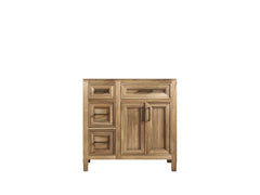 Santa Monica Teak Wood 36 in. W x 22 in. D Right Offset Sink Bathroom Vanity - photo 6