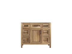 Santa Monica Teak Wood 42 in. W x 22 in. D Single Sink Bathroom Vanity - photo 6