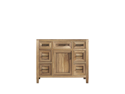 Santa Monica Teak Wood 42 in. W x 22 in. D Single Sink Bathroom Vanity