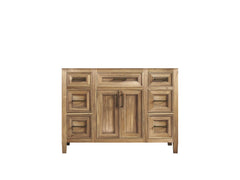 Santa Monica Teak Wood 48 in. W x 22 in. D Single Sink Bathroom Vanity - photo 6