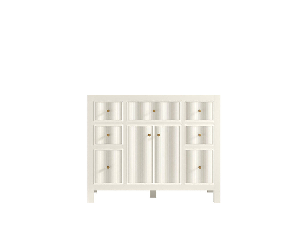 Sonoma 42 in. W x 22 in. D Single Sink Bathroom Vanity in Alabaster with countertop - Cabinet Only