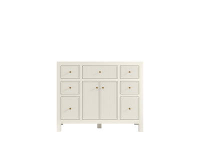 Sonoma 42 in. W x 22 in. D Single Sink Bathroom Vanity in Alabaster with countertop - Cabinet Only