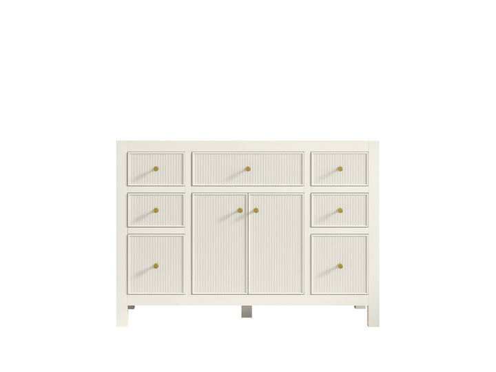 Sonoma 48 in W x 22 in D Free Standing Reeded Single Sink Bathroom Vanity - photo 7