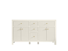 Sonoma 60 in W x 22 in D Free Standing Reeded Double Sink Bathroom Vanity - photo 7