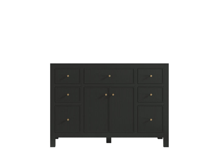 Sonoma 48 in W x 22 in D Free Standing Reeded Single Sink Bathroom Vanity - photo 7