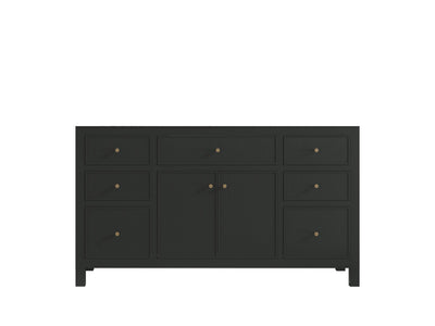 Sonoma 60 in W x 22 in D Free Standing Reeded Single Sink Bathroom Vanity