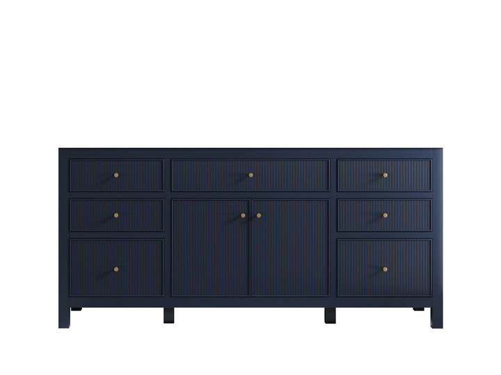 Sonoma 72 in W x 22 in D Free Standing Reeded Single Sink Bathroom Vanity - photo 7