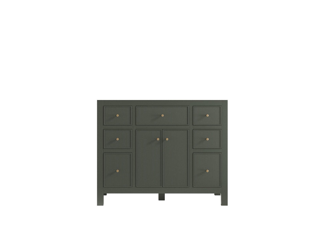 Sonoma 42 in. W x 22 in. D Single Sink Bathroom Vanity in Pewter Green with countertop - Cabinet Only