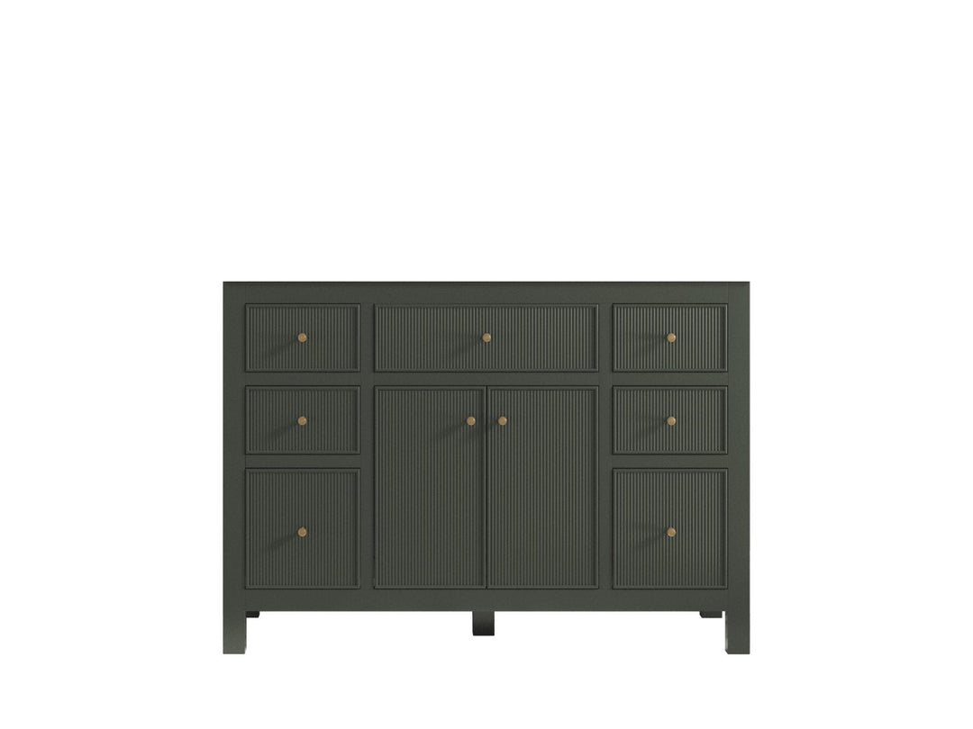 Sonoma 48 in. W x 22 in. D Single Sink Bathroom Vanity in Pewter Green with countertop - Cabinet Only