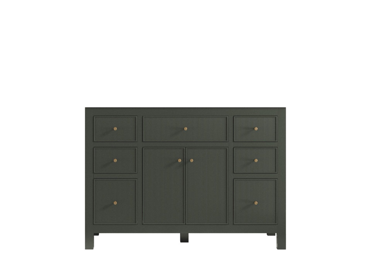 Sonoma 48 in. W x 22 in. D Single Sink Bathroom Vanity in Pewter Green with countertop - Cabinet Only