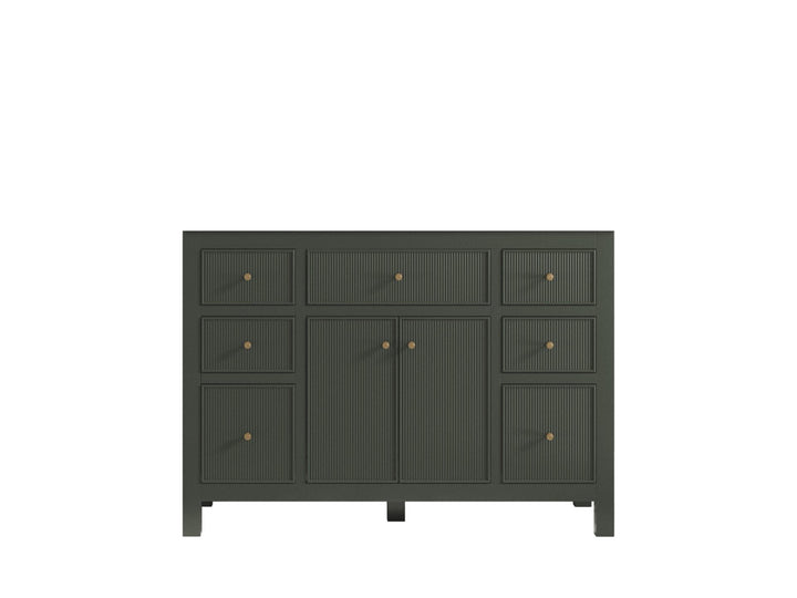 Sonoma 48 in W x 22 in D Free Standing Reeded Single Sink Bathroom Vanity - photo 7