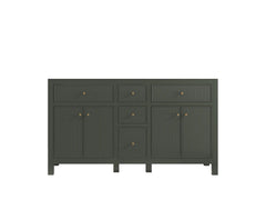Sonoma 60 in W x 22 in D Free Standing Reeded Double Sink Bathroom Vanity - photo 7