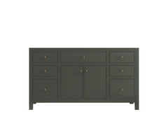 Sonoma 60 in W x 22 in D Free Standing Reeded Single Sink Bathroom Vanity - photo 7
