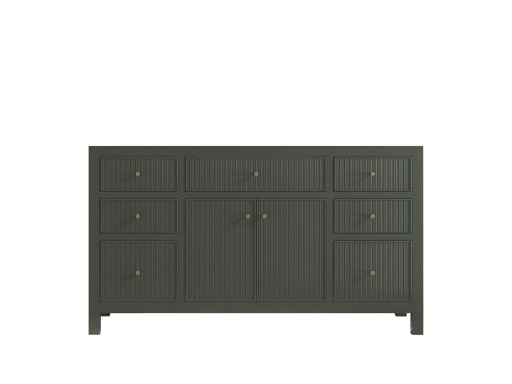 Sonoma 60 in W x 22 in D Free Standing Reeded Single Sink Bathroom Vanity - photo 7