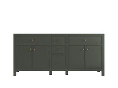 Sonoma 72 in W x 22 in D Free Standing Reeded Double Sink Bathroom Vanity - photo 7