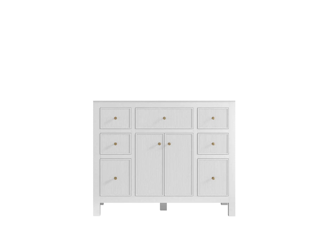 Sonoma 42 in. W x 22 in. D Single Sink Bathroom Vanity in White with countertop - Cabinet Only