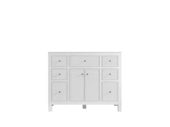 Sonoma 42 in W x 22 in D Free Standing Reeded Single Sink Bathroom Vanity - photo 7