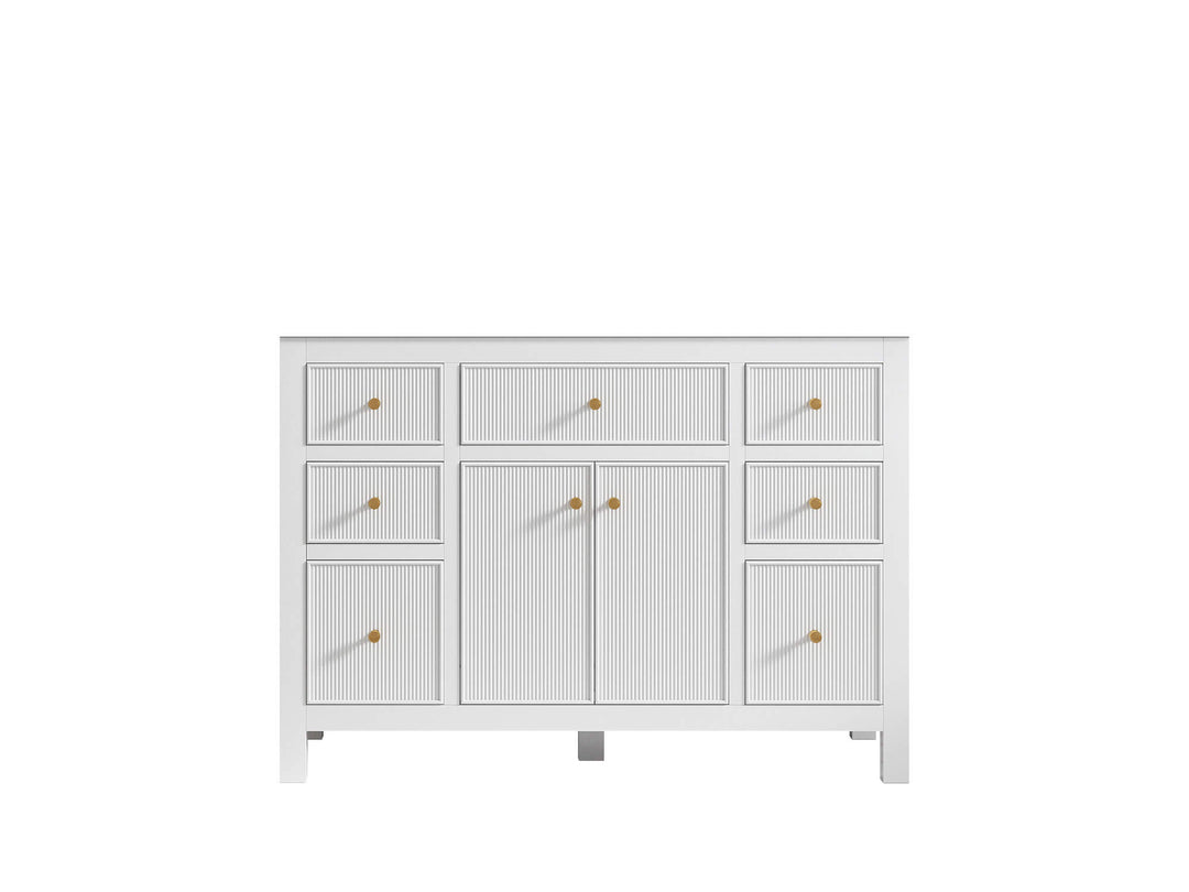 Sonoma 48 in. W x 22 in. D Single Sink Bathroom Vanity in White with countertop - Cabinet Only