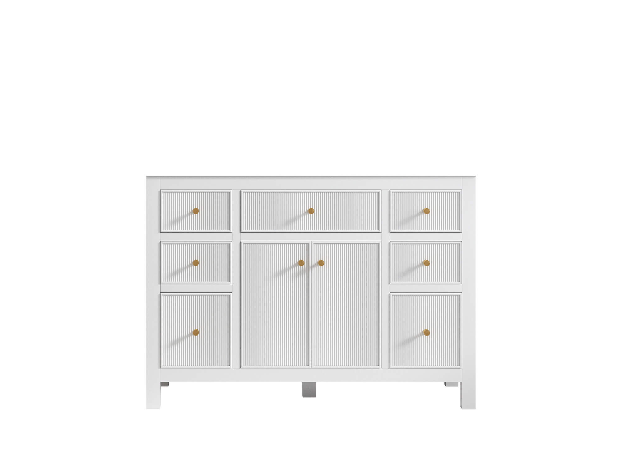 Sonoma 48 in. W x 22 in. D Single Sink Bathroom Vanity in White with countertop - Cabinet Only
