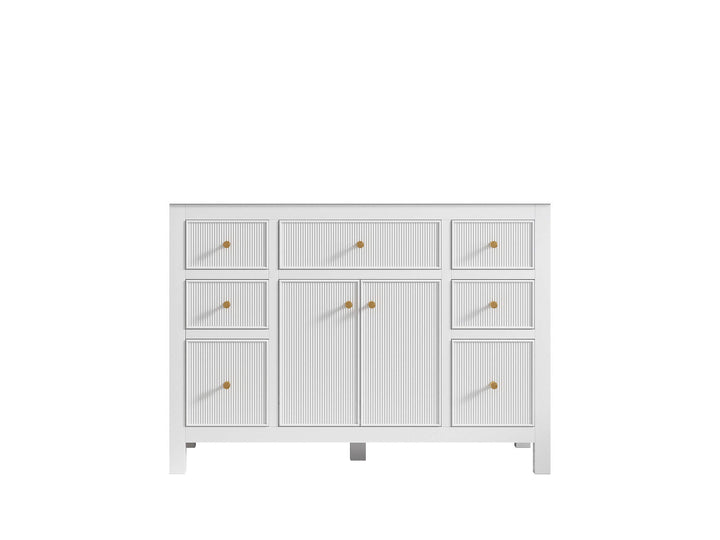 Sonoma 48 in W x 22 in D Free Standing Reeded Single Sink Bathroom Vanity - photo 7