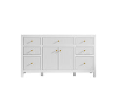 Sonoma 60 in W x 22 in D Free Standing Reeded Single Sink Bathroom Vanity - photo 7