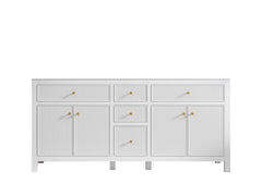 Sonoma 72 in W x 22 in D Free Standing Reeded Double Sink Bathroom Vanity - photo 7