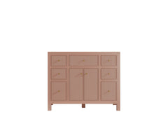 Sonoma 42 in W x 22 in D Free Standing Reeded Single Sink Bathroom Vanity - photo 7