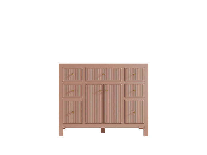 Sonoma 42 in W x 22 in D Free Standing Reeded Single Sink Bathroom Vanity - photo 7