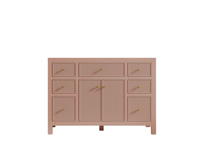 Sonoma 48 in. W x 22 in. D Single Sink Bathroom Vanity in Warm Terracotta with countertop - Cabinet Only