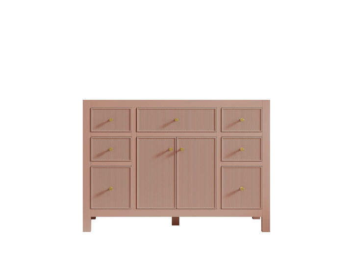 Sonoma 48 in W x 22 in D Free Standing Reeded Single Sink Bathroom Vanity - photo 7