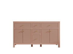 Sonoma 60 in W x 22 in D Free Standing Reeded Double Sink Bathroom Vanity - photo 7