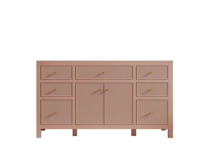 Sonoma 60 in W x 22 in D Free Standing Reeded Single Sink Bathroom Vanity - photo 6