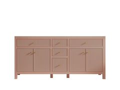 Sonoma 72 in W x 22 in D Free Standing Reeded Double Sink Bathroom Vanity - photo 7