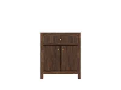 Sonoma Teak Wood 30 in. W x 22 in. D Single Sink Bathroom Vanity